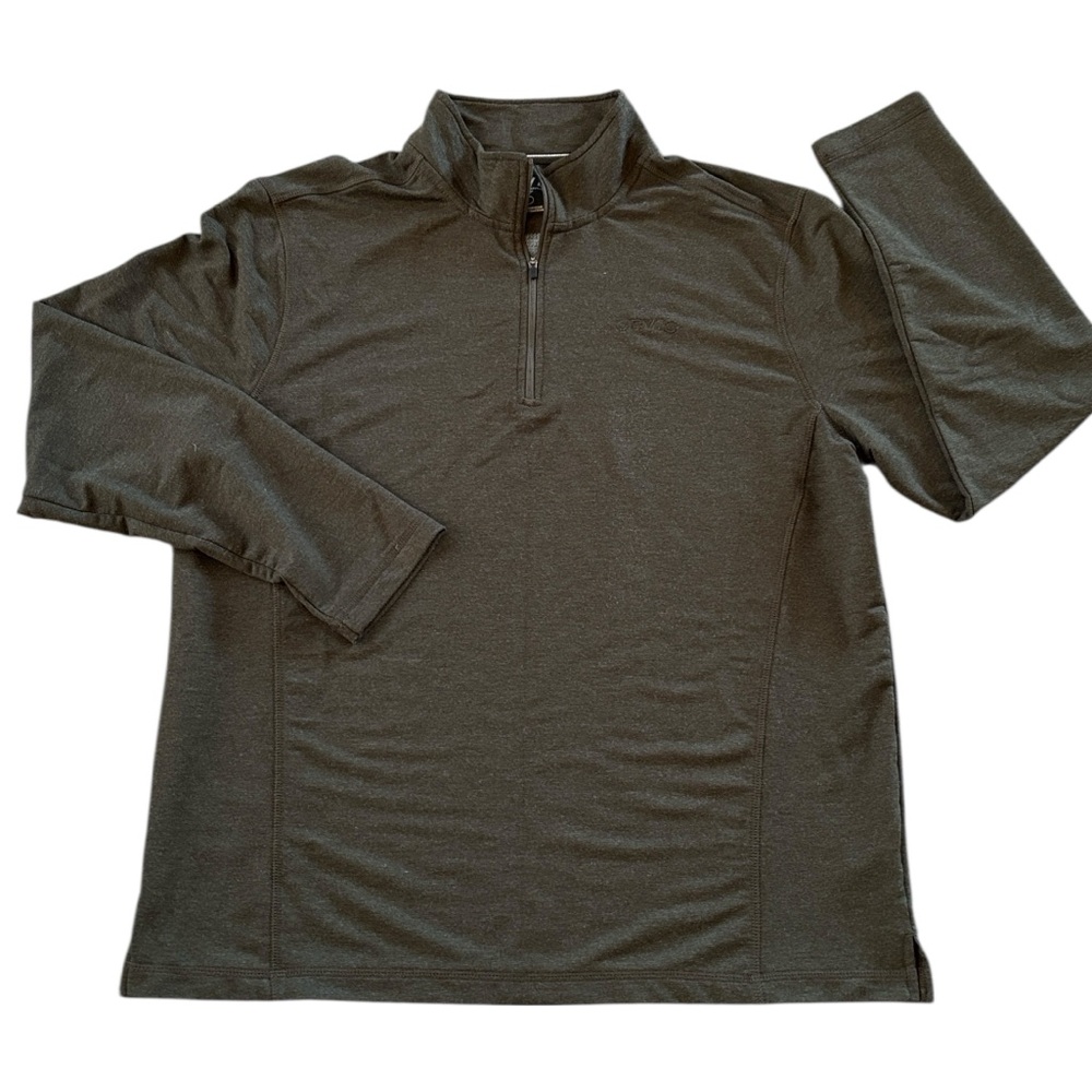 Orvis Quarter Zip Charcoal Jacket Size L‎